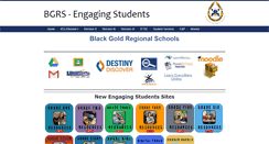 Desktop Screenshot of engagingstudents.blackgold.ca