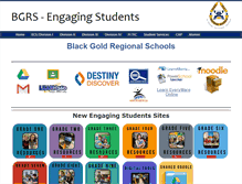 Tablet Screenshot of engagingstudents.blackgold.ca